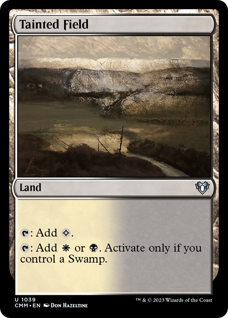 Image for Tainted Field (1039) (CMM) - Magic: The Gathering