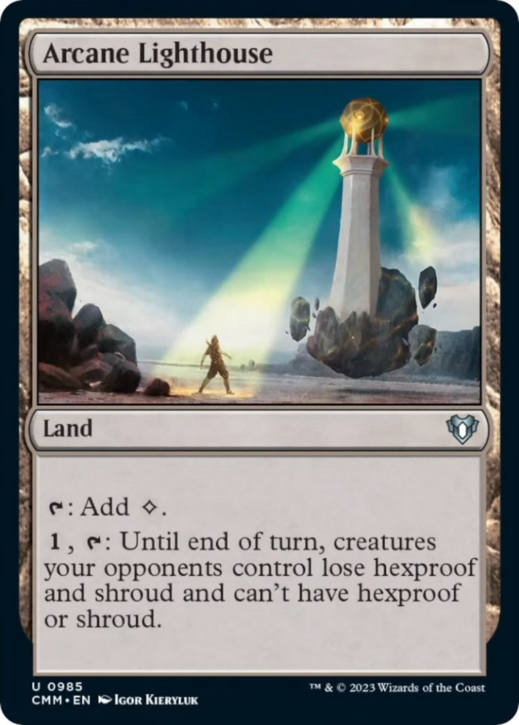 Image for Arcane Lighthouse (985) (CMM) - Magic: The Gathering