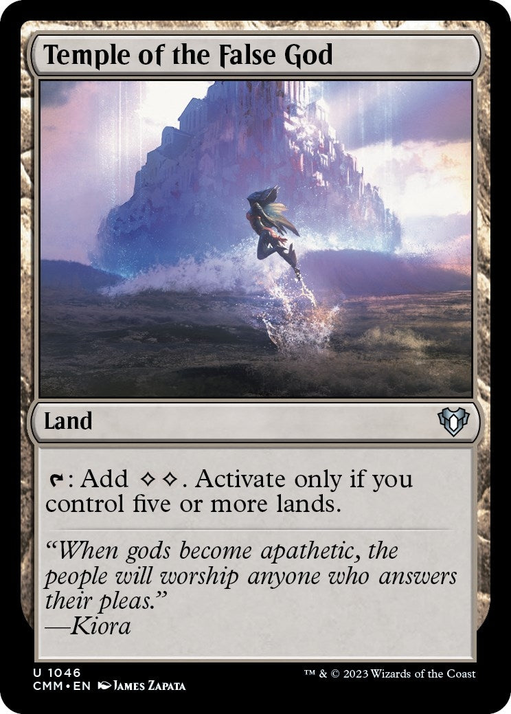 Image for Temple of the False God (1046) (CMM) - Magic: The Gathering