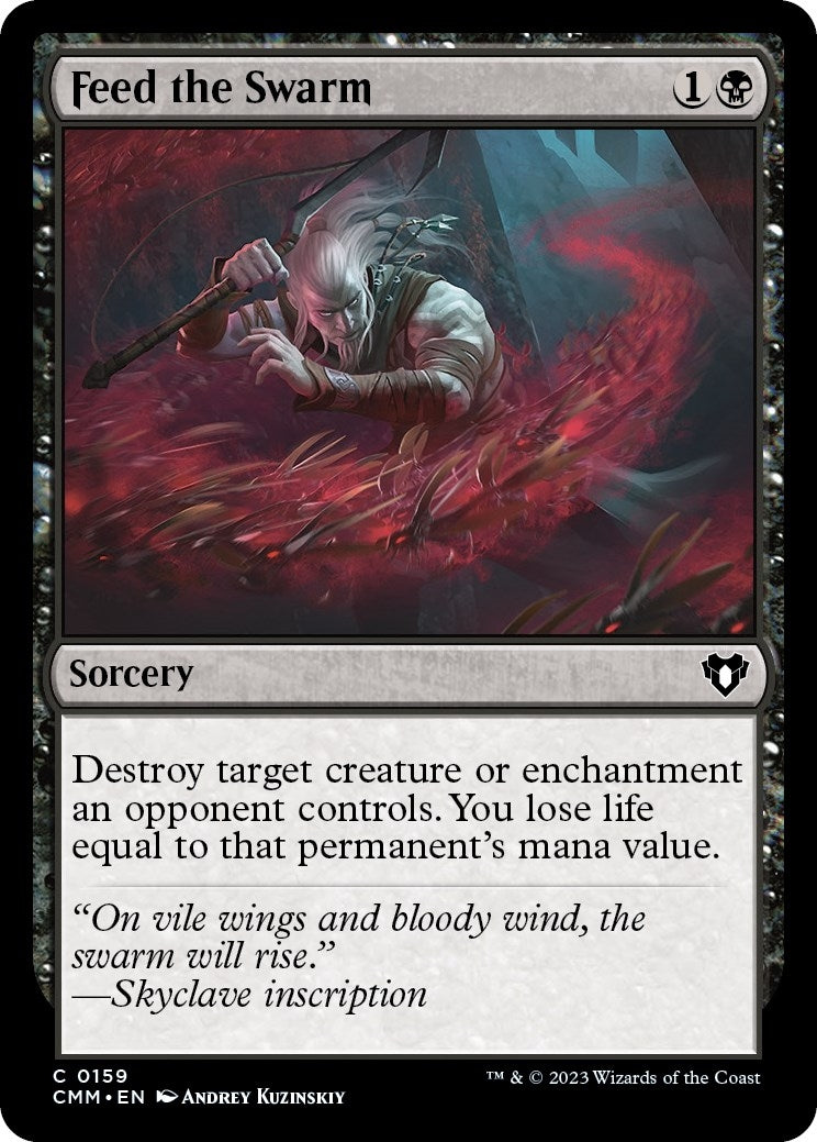 Image for Feed the Swarm (159) (CMM) - Magic: The Gathering