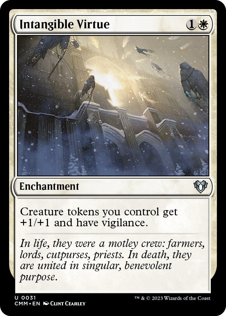 Image for Intangible Virtue (31) (CMM) - Magic: The Gathering