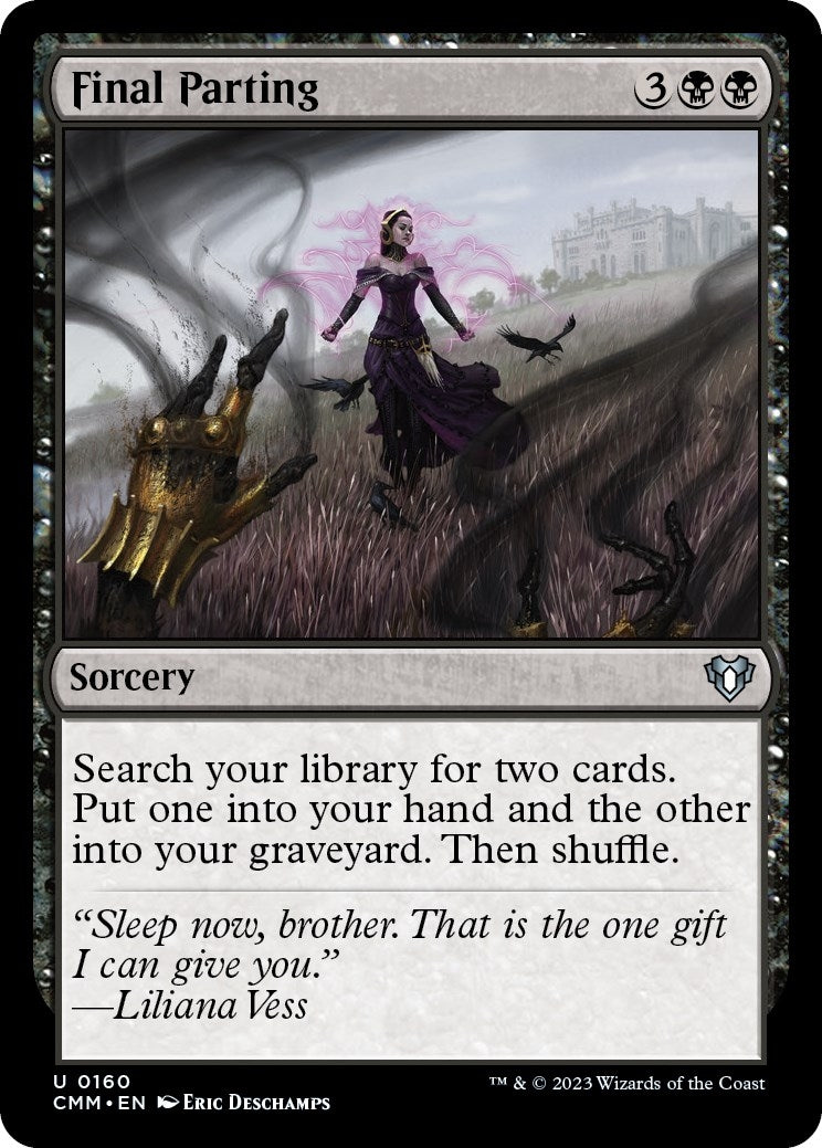 Image for Final Parting (160) (CMM) - Magic: The Gathering