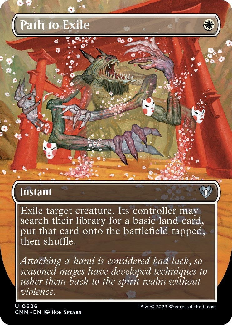 Image for Path to Exile (Borderless) (626) (CMM) - Magic: The Gathering