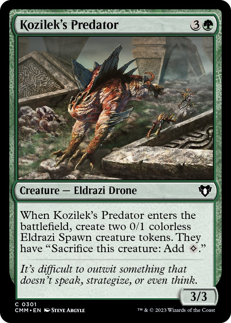 Image for Kozilek's Predator (301) (CMM) - Magic: The Gathering