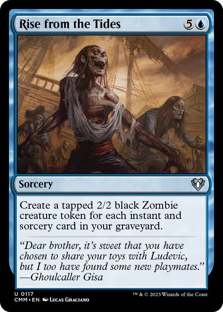 Image for Rise from the Tides (117) (CMM) - Magic: The Gathering