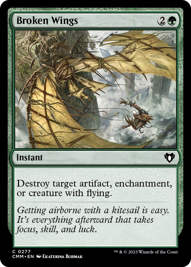 Image for Broken Wings (277) (CMM) - Magic: The Gathering