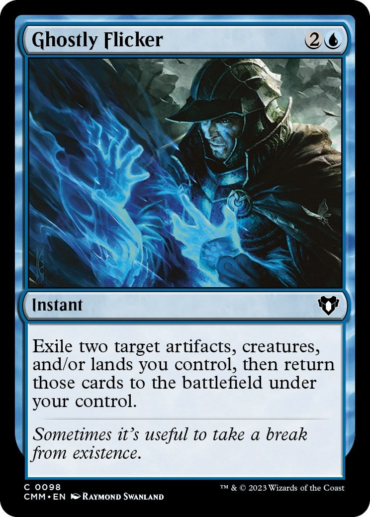 Image for Ghostly Flicker (98) (CMM) - Magic: The Gathering