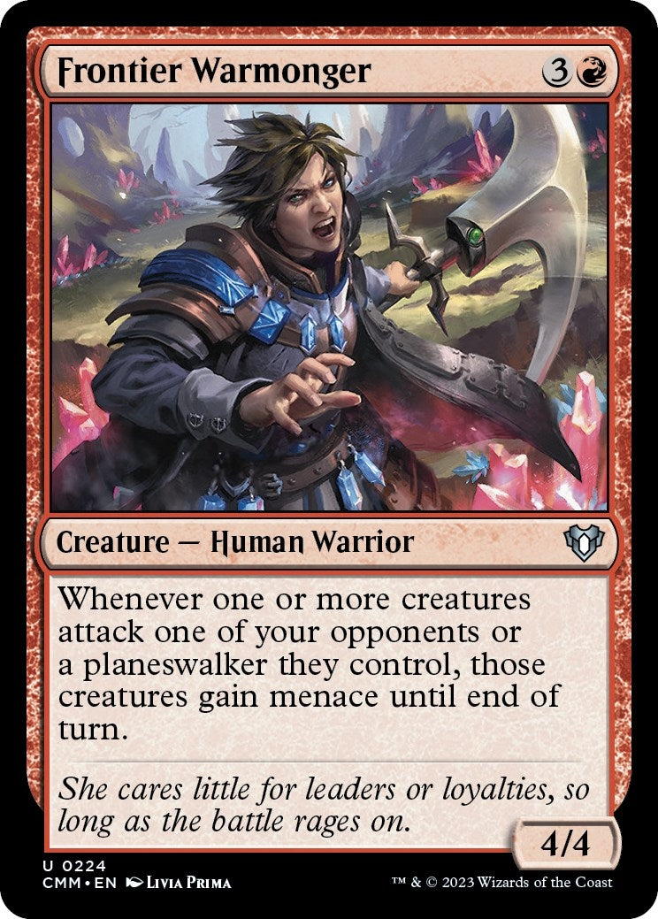 Image for Frontier Warmonger (224) (CMM) - Magic: The Gathering