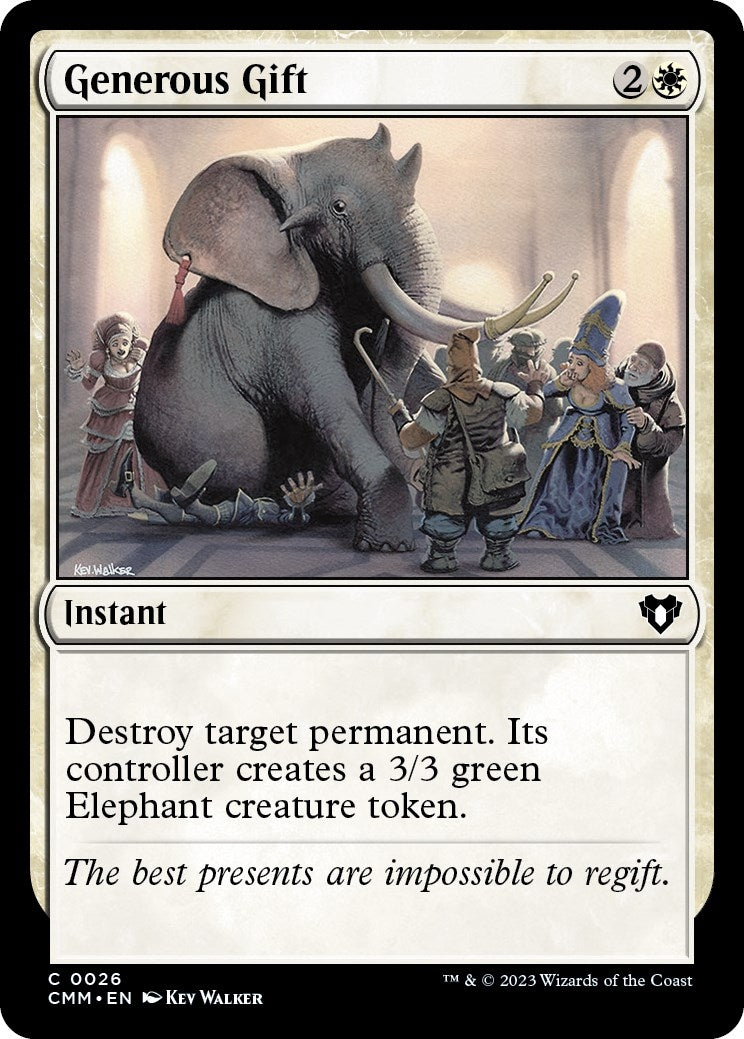 Image for Generous Gift (26) (CMM) - Magic: The Gathering