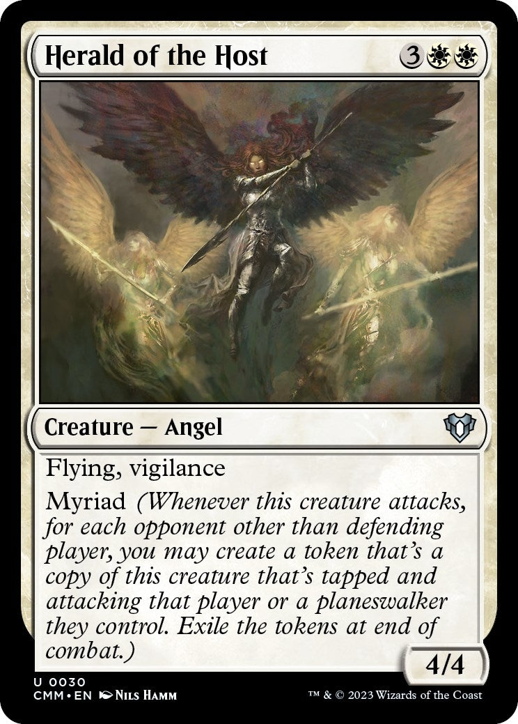 Image for Herald of the Host (30) (CMM) - Magic: The Gathering