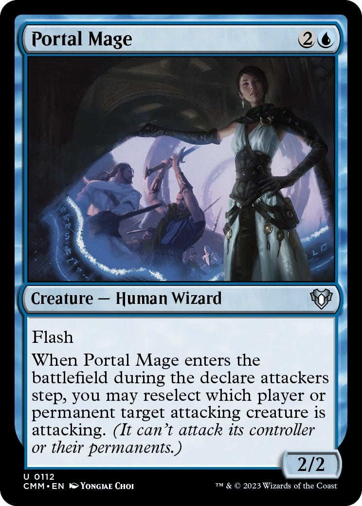 Image for Portal Mage (112) (CMM) - Magic: The Gathering