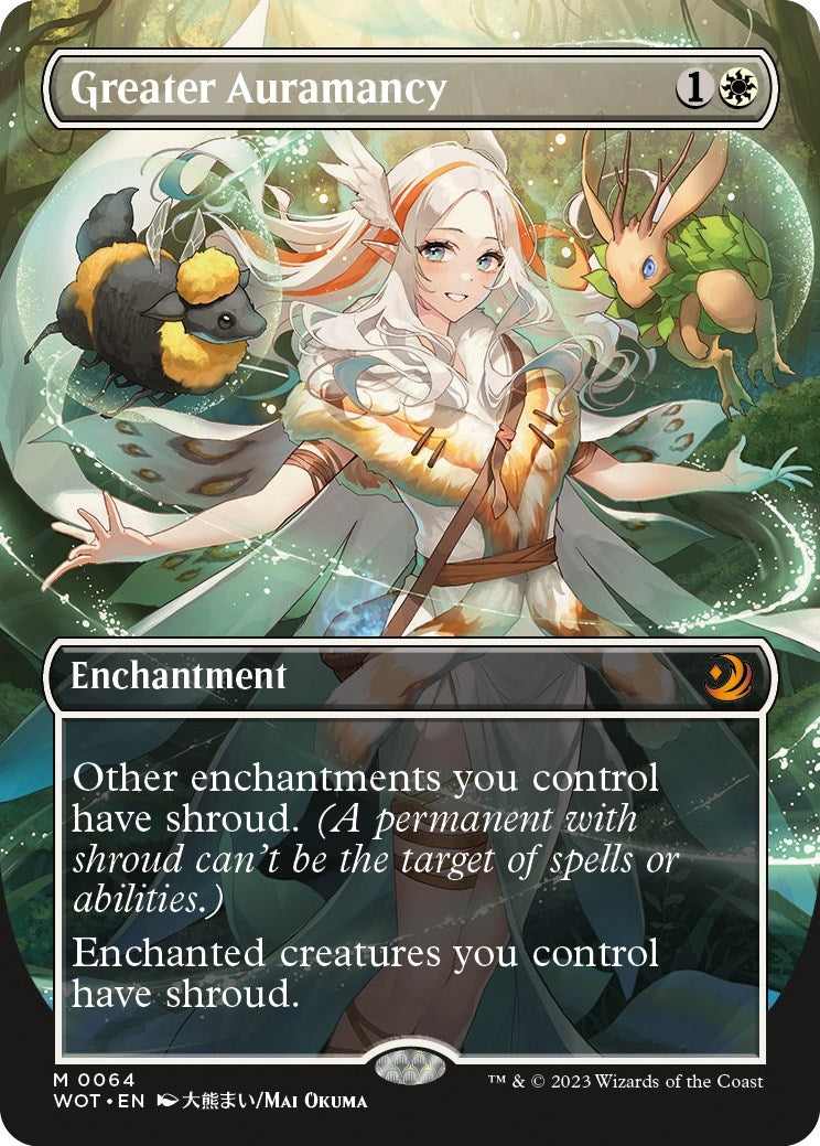 Image for Greater Auramancy (Anime Borderless) (64) (WOT) - Magic: The Gathering