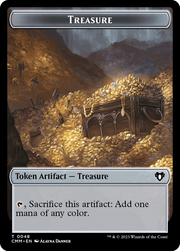 Image for Treasure // Construct (0042) Double-Sided Token (48 // 42) (CMM) - Magic: The Gathering