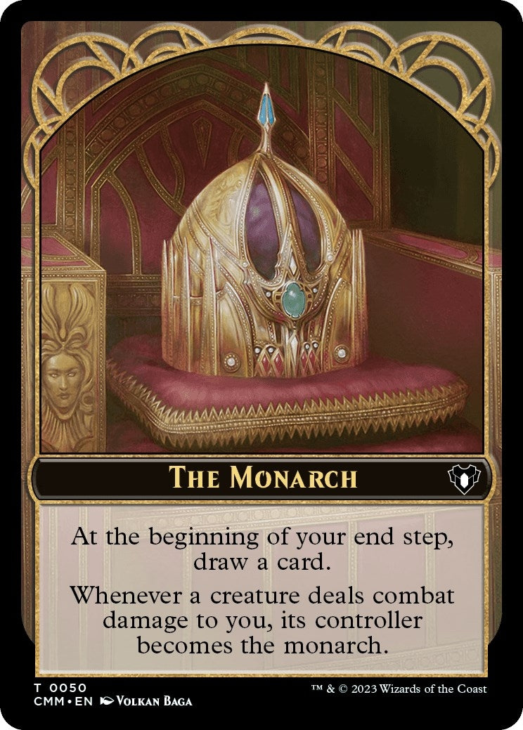Image for The Monarch // Cat (0030) Double-Sided Token (50 // 30) (CMM) - Magic: The Gathering
