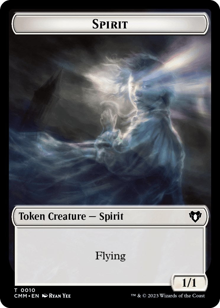 Image for Spirit (0010) // Insect Double-Sided Token (10 // 33) (CMM) - Magic: The Gathering