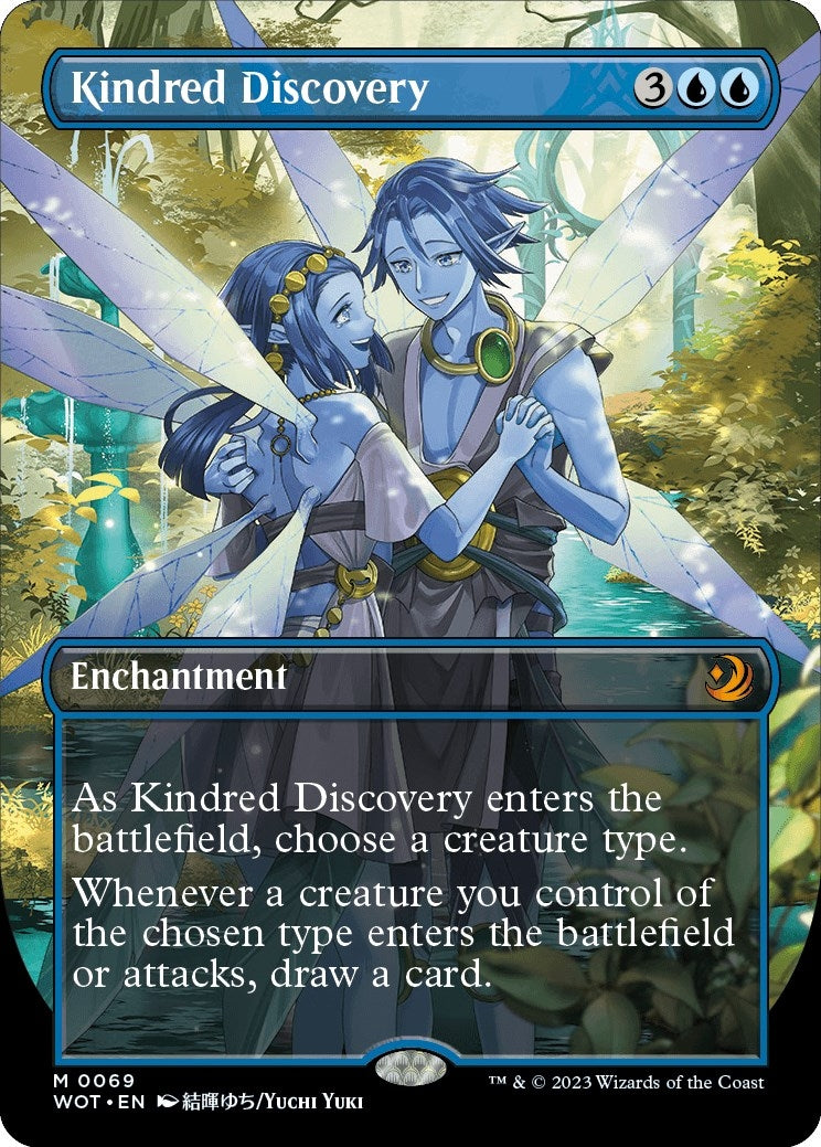 Image for Kindred Discovery (Anime Borderless) (69) (WOT) - Magic: The Gathering