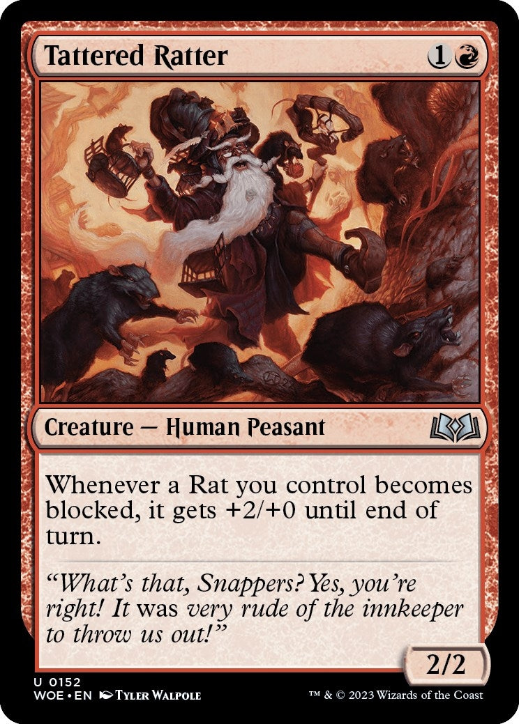 Image for Tattered Ratter (152) (WOE) - Magic: The Gathering