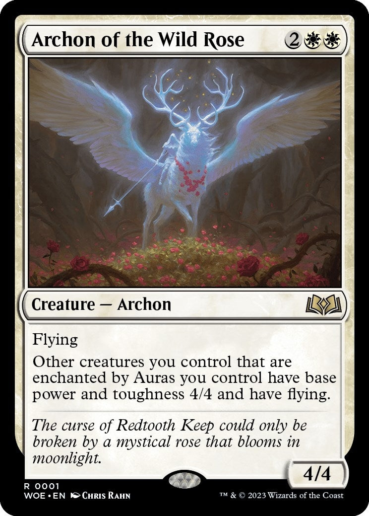 Image for Archon of the Wild Rose (1) (WOE) - Magic: The Gathering
