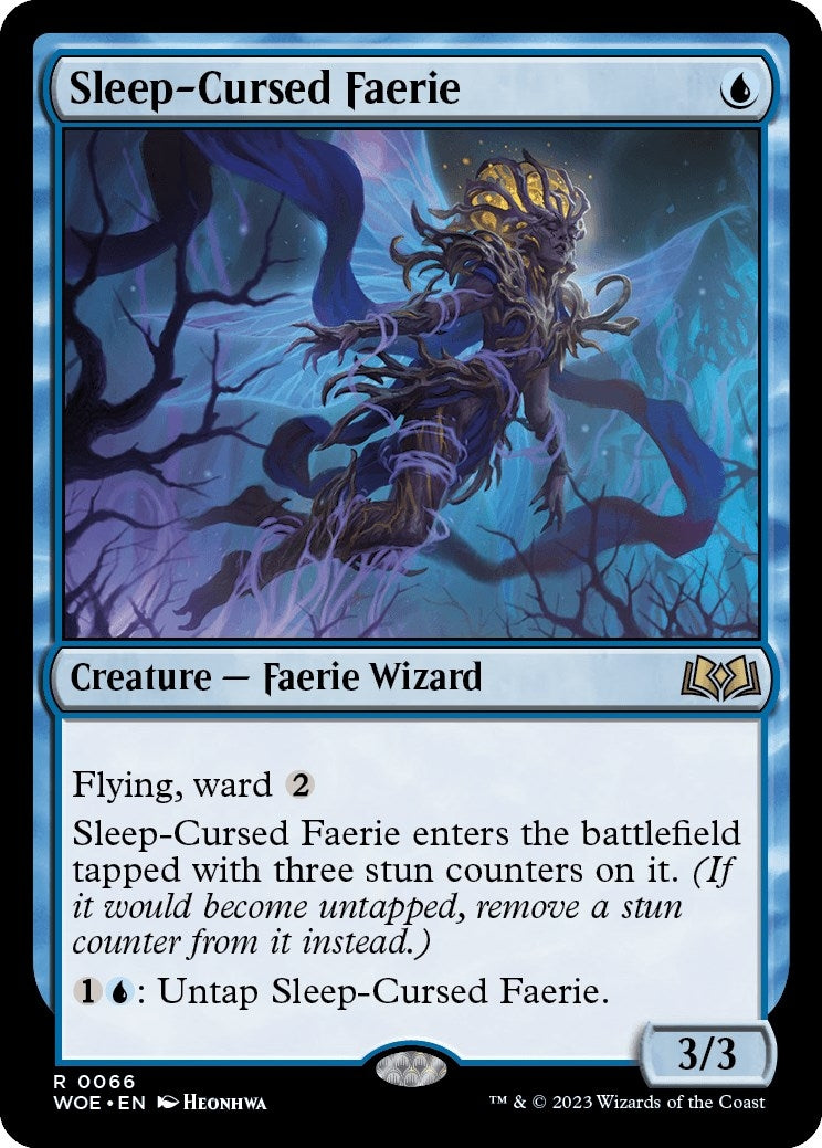 Image for Sleep-Cursed Faerie (66) (WOE) - Magic: The Gathering