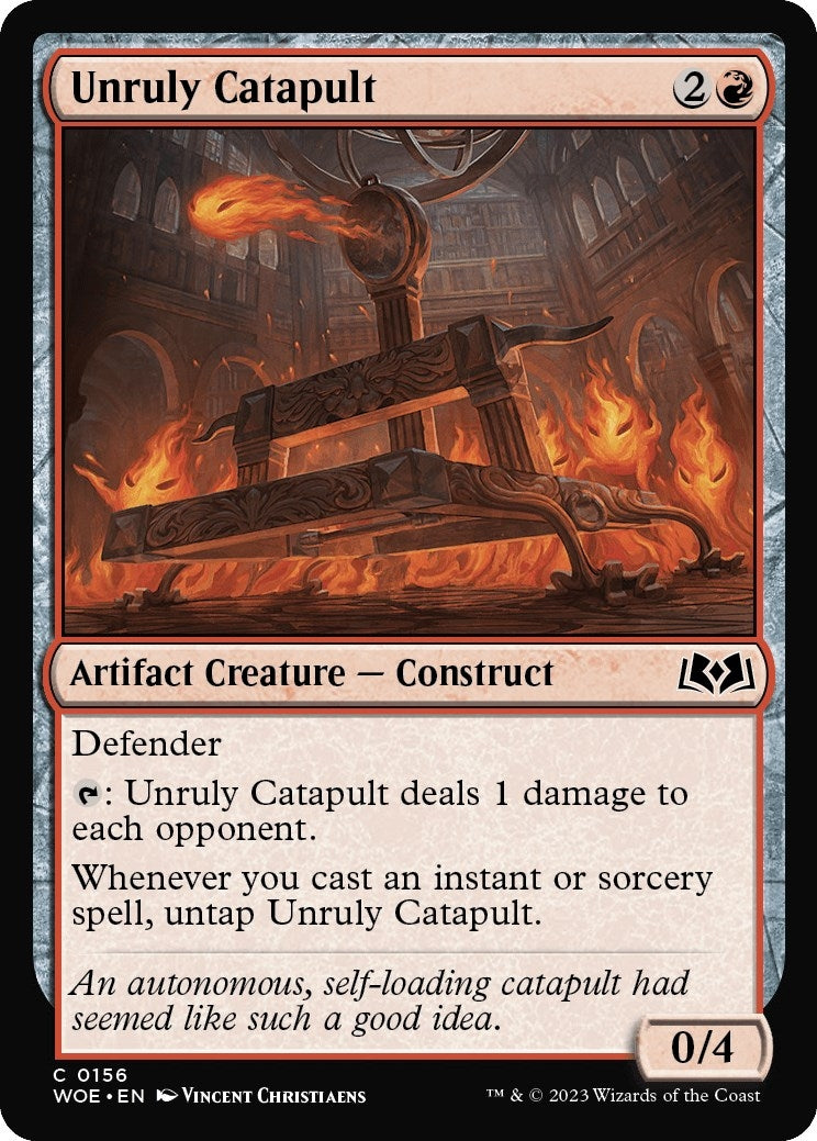 Image for Unruly Catapult (156) (WOE) - Magic: The Gathering