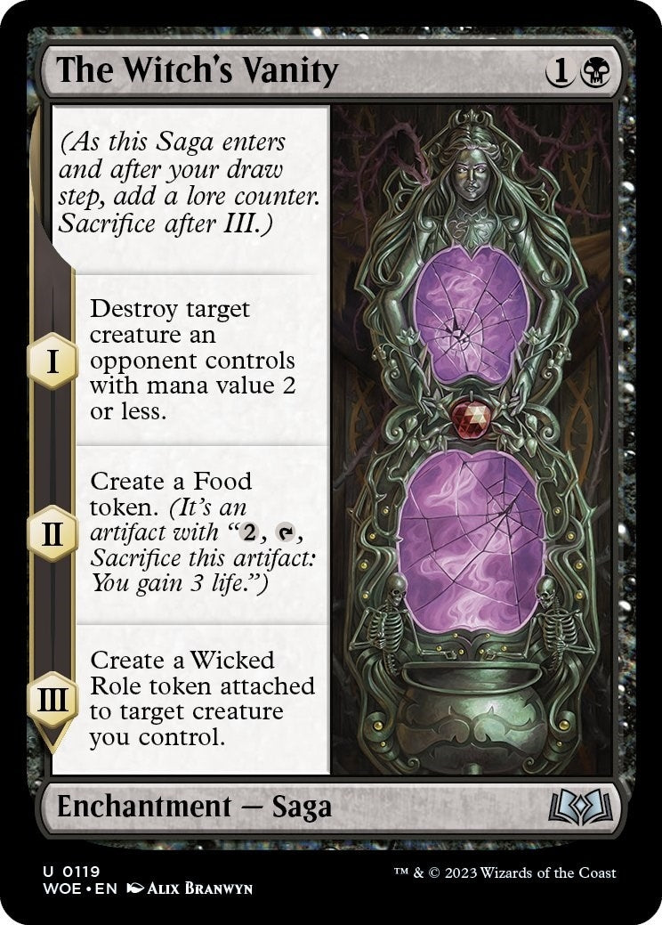 Image for The Witch's Vanity (119) (WOE) - Magic: The Gathering