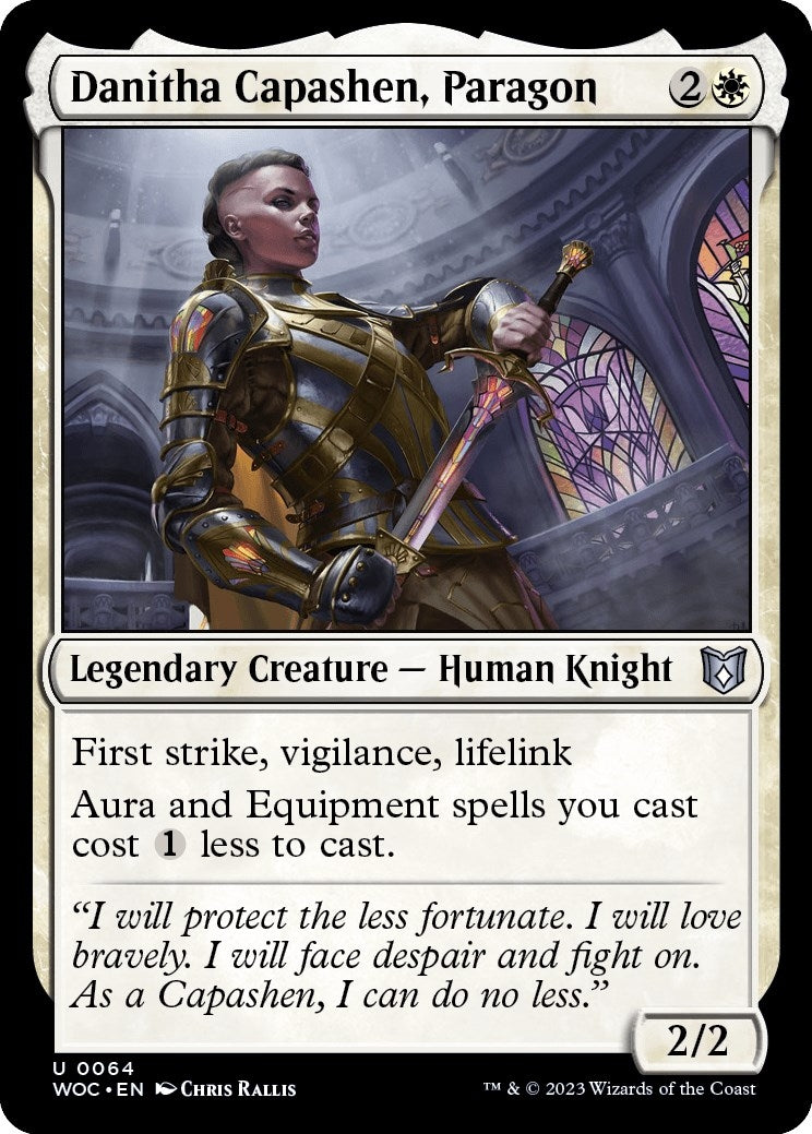Image for Danitha Capashen, Paragon (64) (WOC) - Magic: The Gathering