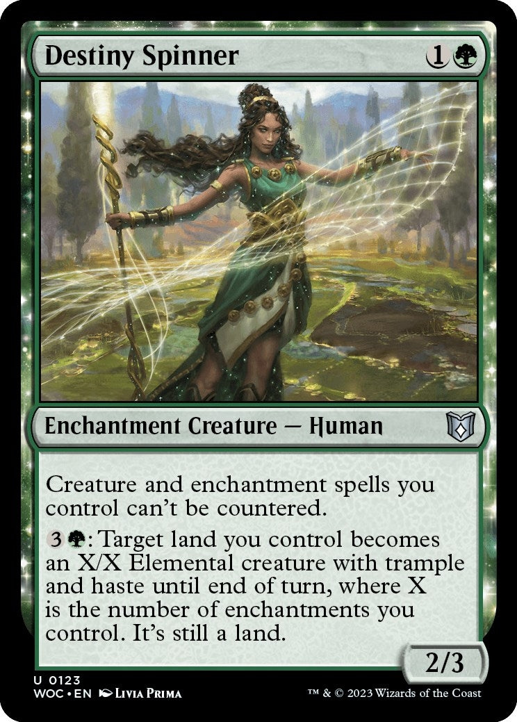Image for Destiny Spinner (123) (WOC) - Magic: The Gathering