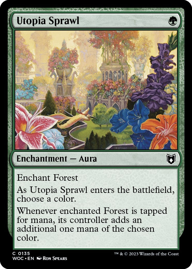 Image for Utopia Sprawl (135) (WOC) - Magic: The Gathering