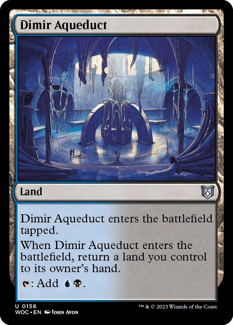 Image for Dimir Aqueduct (158) (WOC) - Magic: The Gathering