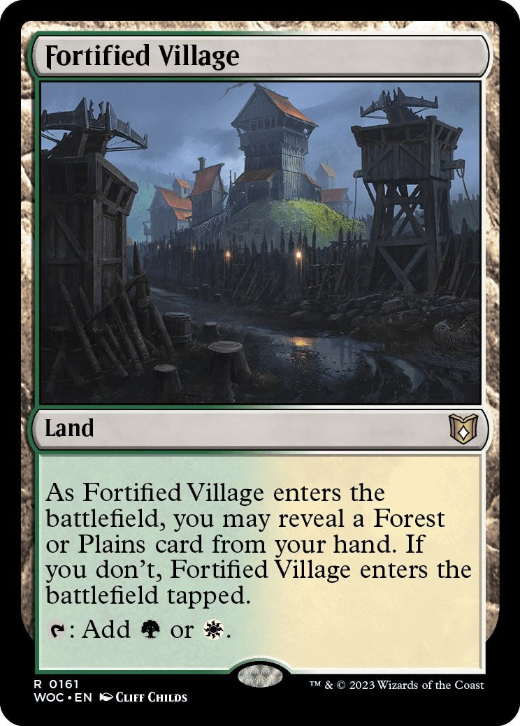 Image for Fortified Village (161) (WOC) - Magic: The Gathering