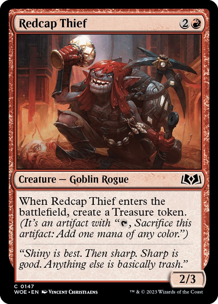 Image for Redcap Thief (147) (WOE) - Magic: The Gathering