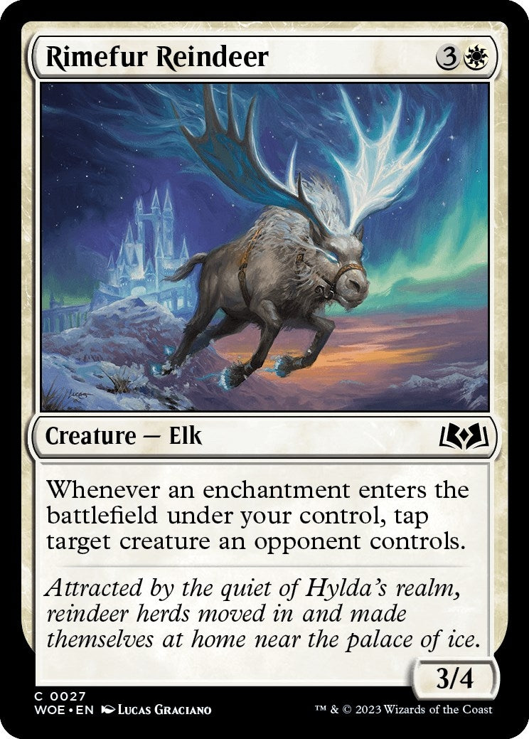 Image for Rimefur Reindeer (27) (WOE) - Magic: The Gathering