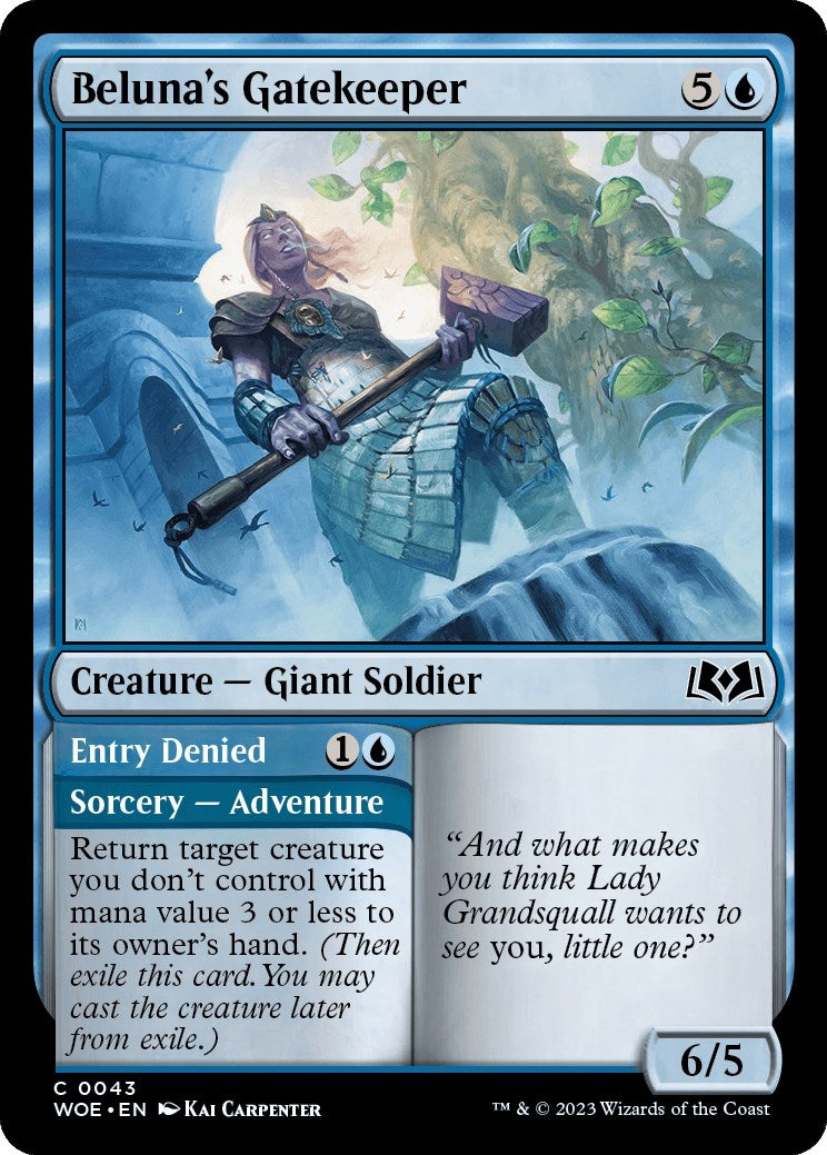 Image for Beluna's Gatekeeper (43) (WOE) - Magic: The Gathering