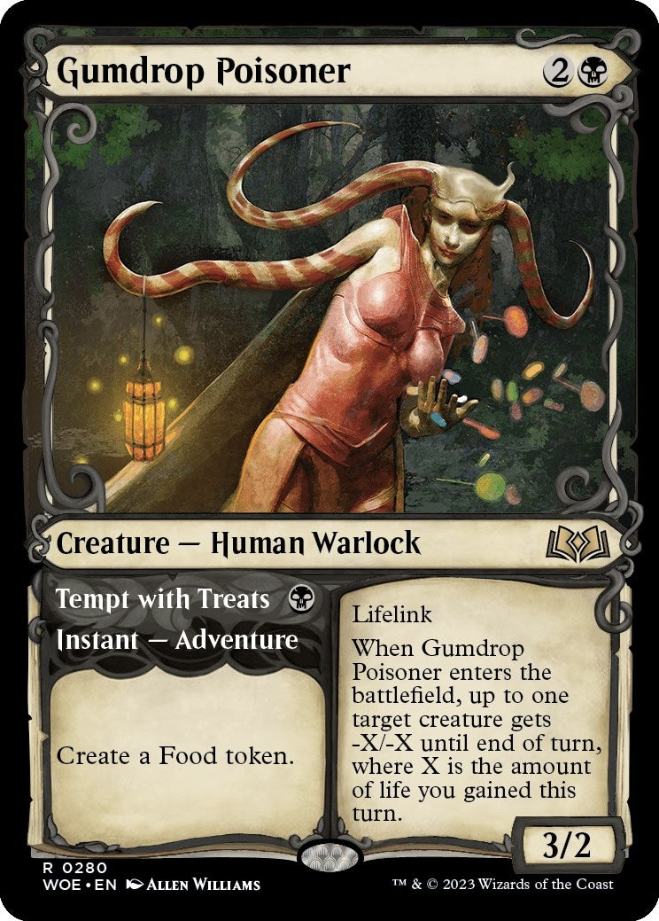 Gumdrop Poisoner (Showcase) (280) (WOE) Japanese
