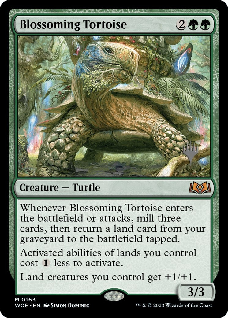 Image for Blossoming Tortoise (163) (PPWOE) - Magic: The Gathering