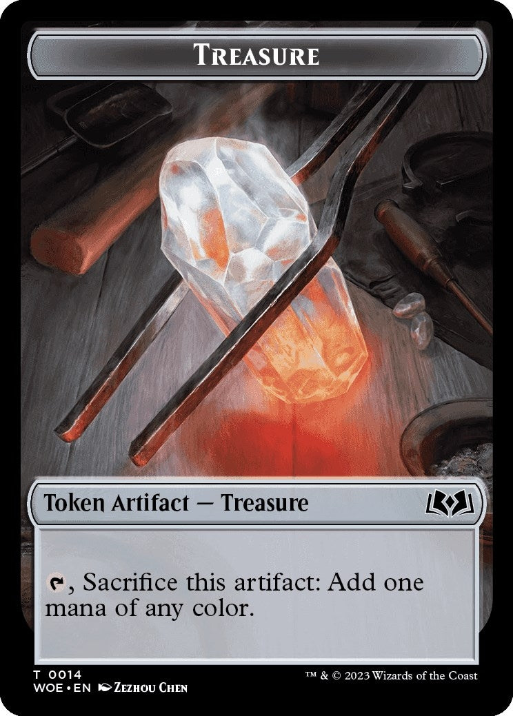 Image for Treasure // Food (0010) Double-Sided Token (14 // 10) (WOE) - Magic: The Gathering