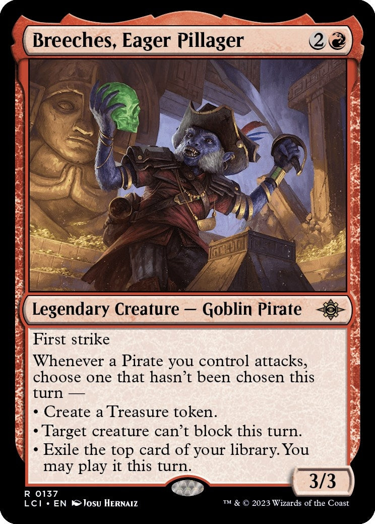 Image for Breeches, Eager Pillager (137) (LCI) - Magic: The Gathering