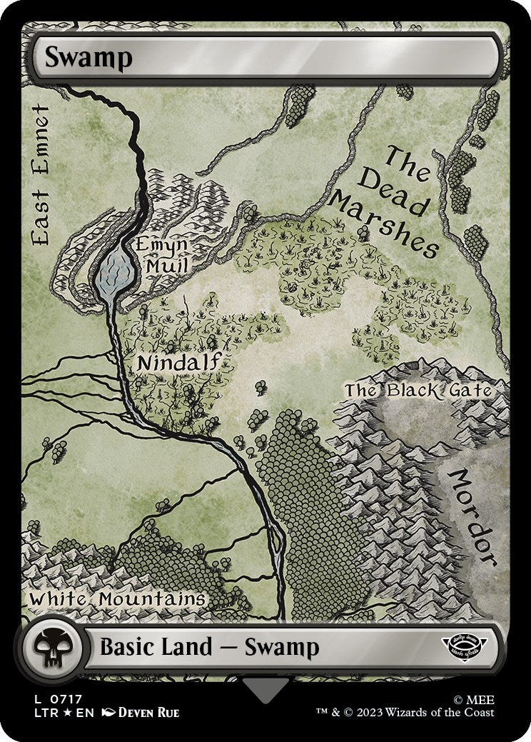 Image for Swamp (0717) (Surge Foil) (717) (LTR) - Magic: The Gathering