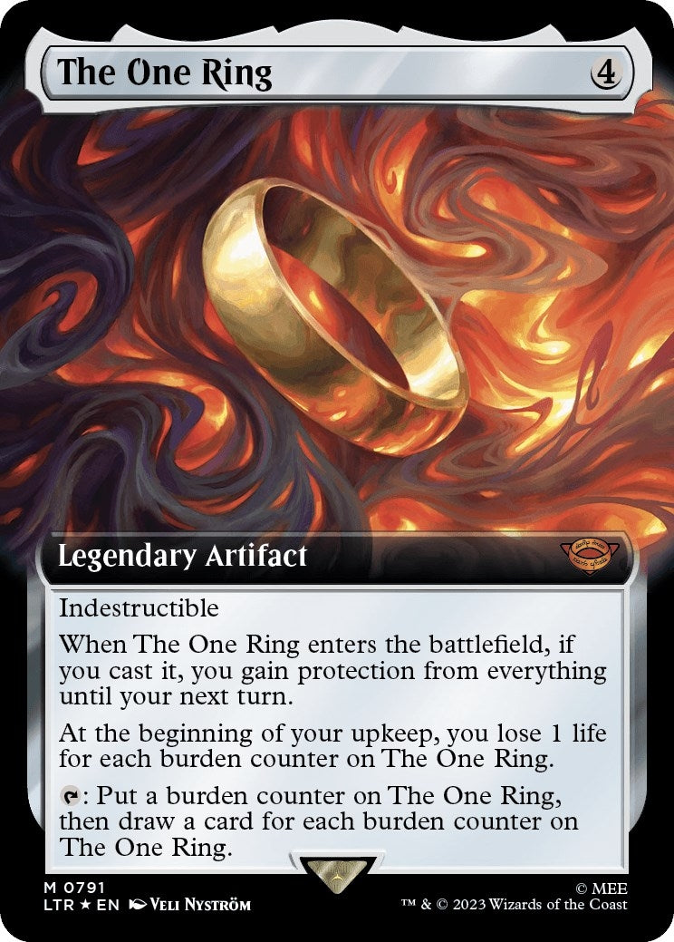 Image for The One Ring (Extended Art) (Surge Foil) (791) (LTR) - Magic: The Gathering