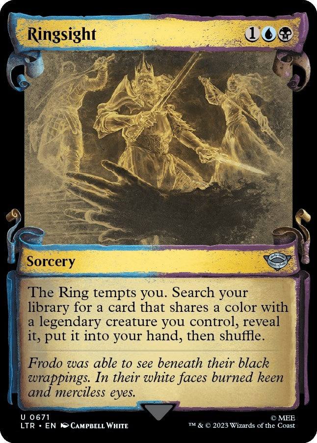 Image for Ringsight (Showcase Scrolls) (671) (LTR) - Magic: The Gathering
