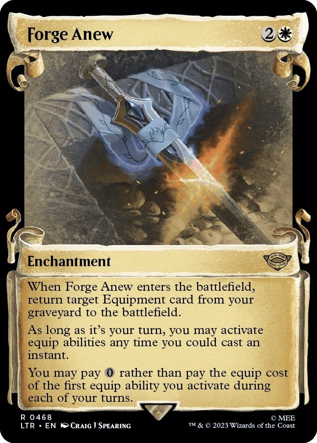 Image for Forge Anew (Showcase Scrolls) (468) (LTR) - Magic: The Gathering
