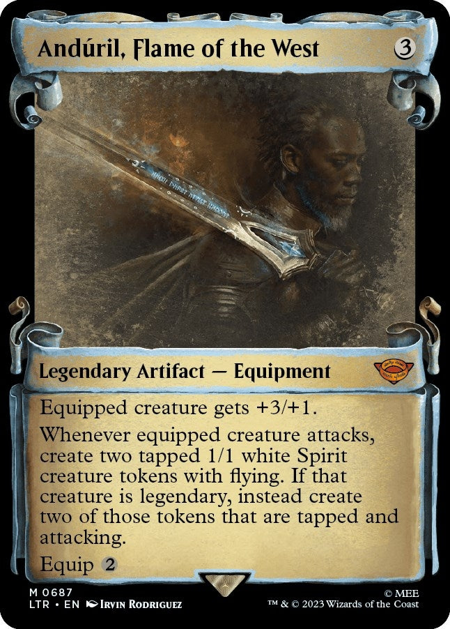 Image for Anduril, Flame of the West (Showcase Scrolls) (687) (LTR) - Magic: The Gathering