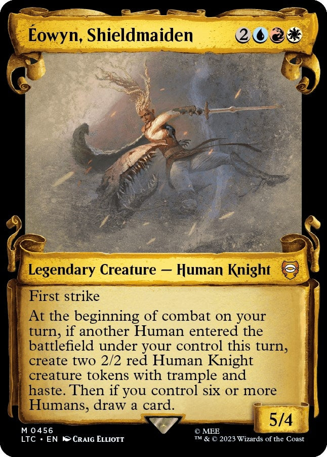 Image for Eowyn, Shieldmaiden (Showcase Scrolls) (456) (LTC) - Magic: The Gathering