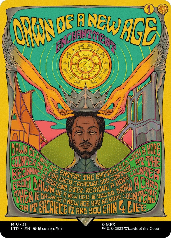 Image for Dawn of a New Age (Borderless Poster) (731) (LTR) - Magic: The Gathering