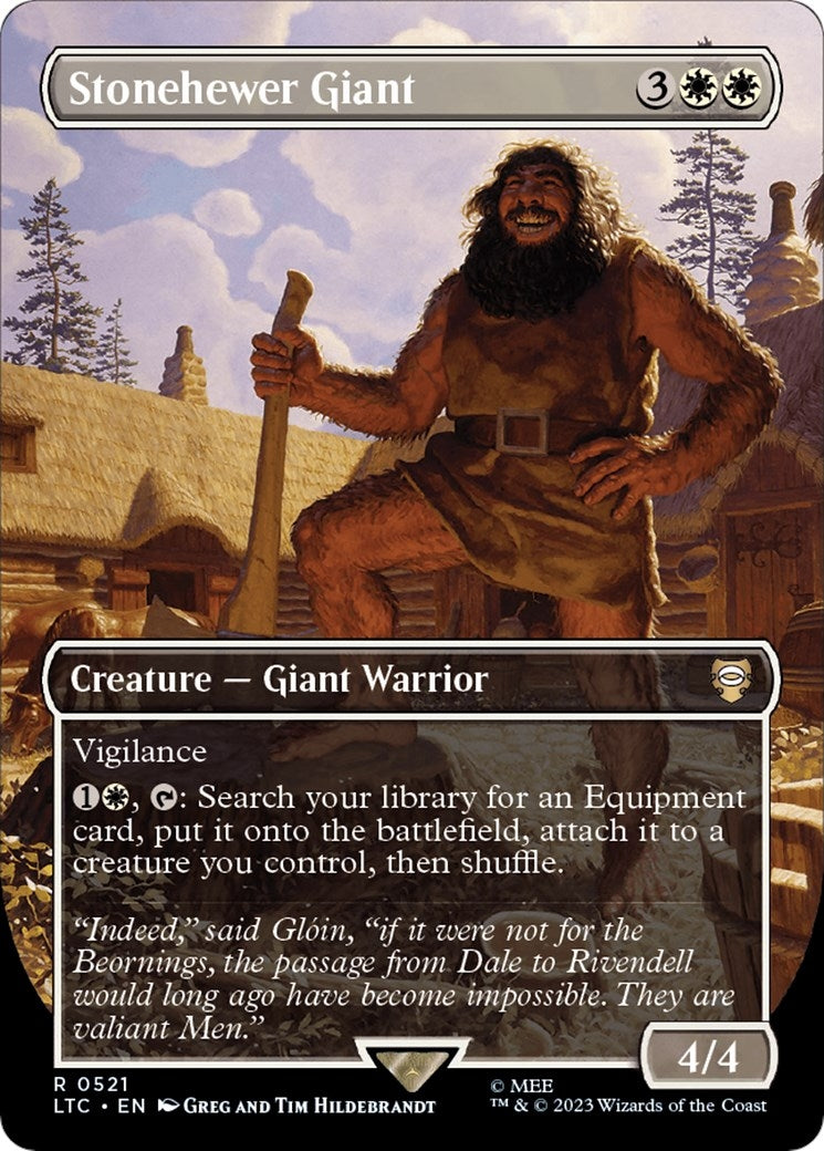 Image for Stonehewer Giant (Borderless) (521) (LTC) - Magic: The Gathering