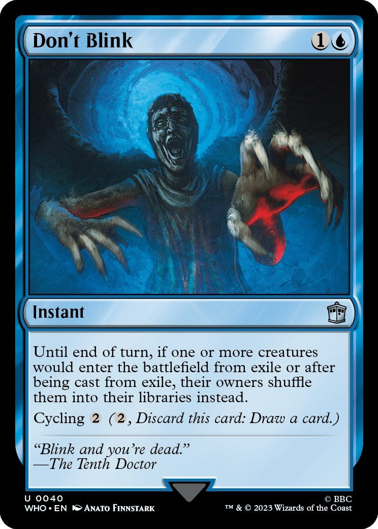Image for Don't Blink (40) (WHO) - Magic: The Gathering