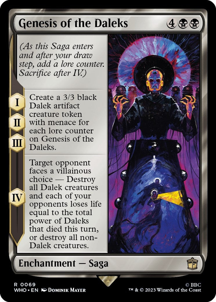 Image for Genesis of the Daleks (69) (WHO) - Magic: The Gathering