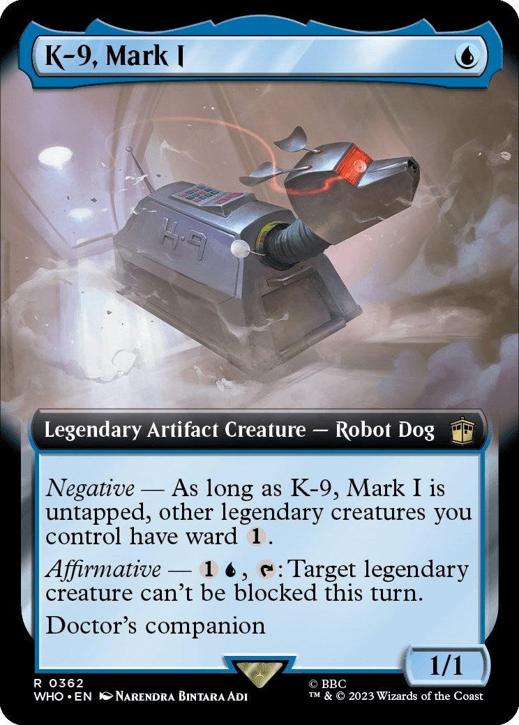 Image for K-9, Mark I (Extended Art) (362) (WHO) - Magic: The Gathering
