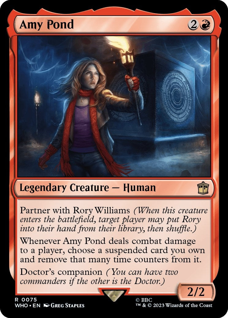 Image for Amy Pond (75) (WHO) - Magic: The Gathering