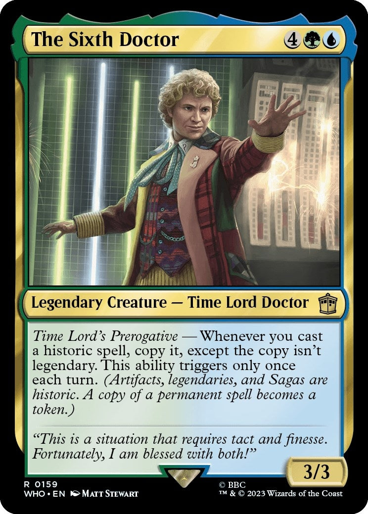 Image for The Sixth Doctor (159) (WHO) - Magic: The Gathering